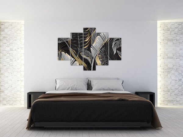 Slika - Zlatna džungla (150x105 cm)