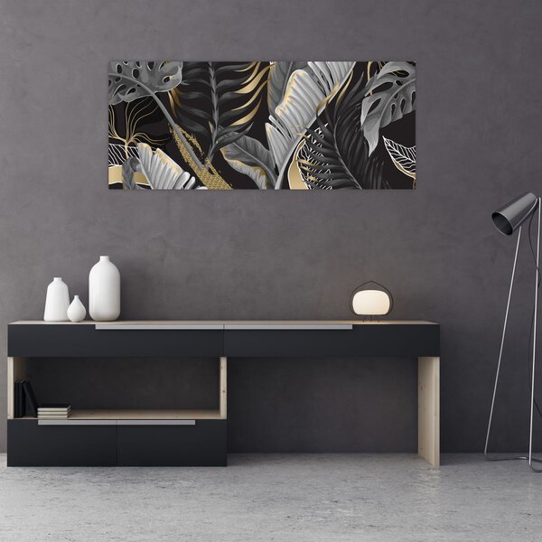 Slika - Zlatna džungla (120x50 cm)