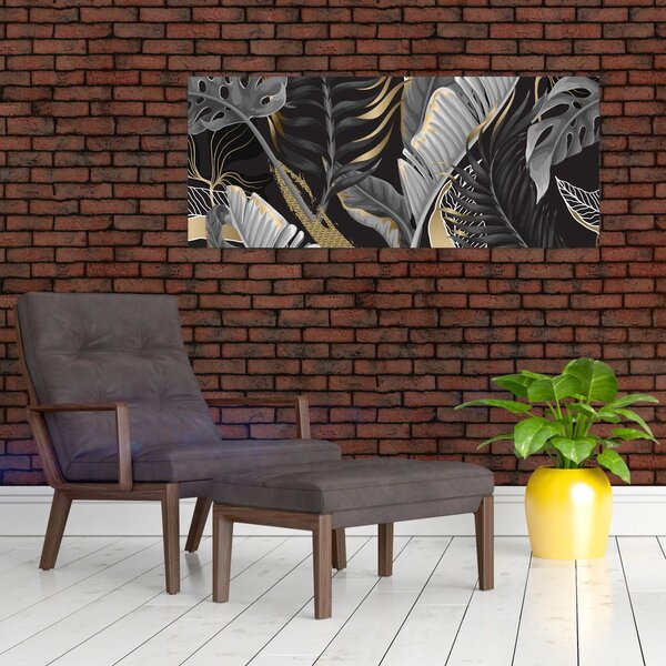 Slika - Zlatna džungla (120x50 cm)