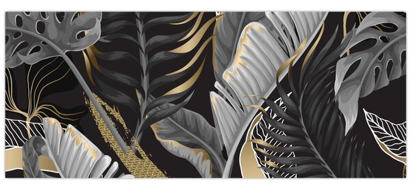 Slika - Zlatna džungla (120x50 cm)
