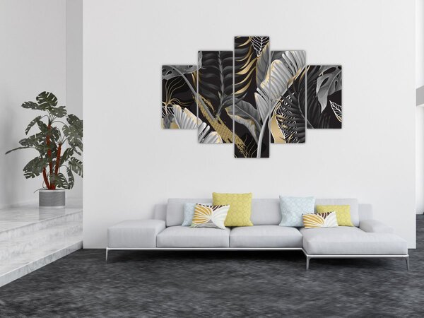 Slika - Zlatna džungla (150x105 cm)