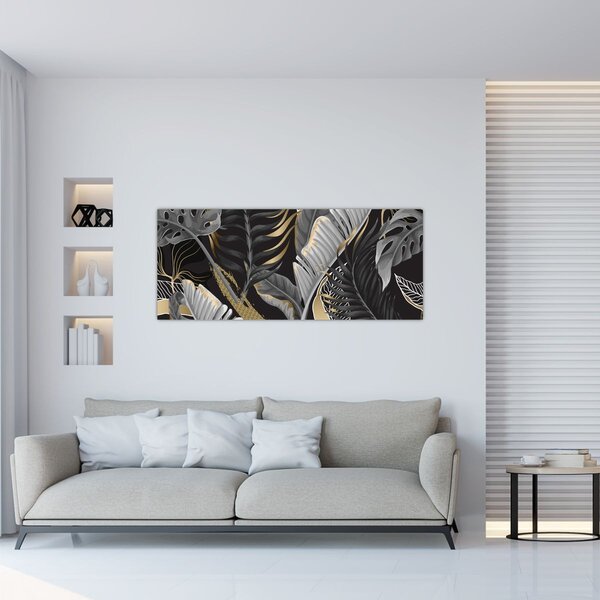 Slika - Zlatna džungla (120x50 cm)