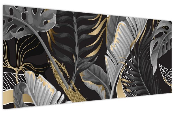 Slika - Zlatna džungla (120x50 cm)