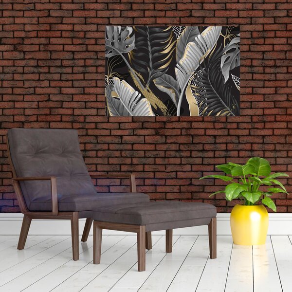 Slika - Zlatna džungla (90x60 cm)