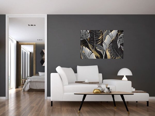 Slika - Zlatna džungla (90x60 cm)