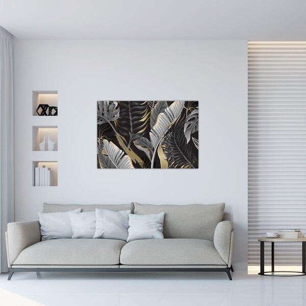 Slika - Zlatna džungla (90x60 cm)