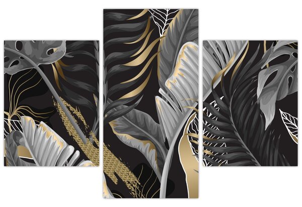 Slika - Zlatna džungla (90x60 cm)