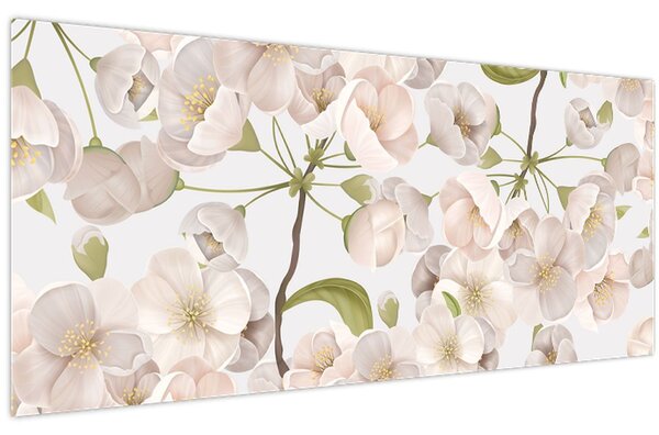 Slika - Cvjetajte s milošću N⁰1 (120x50 cm)