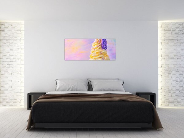 Slika - Sladoled s lavandom (120x50 cm)