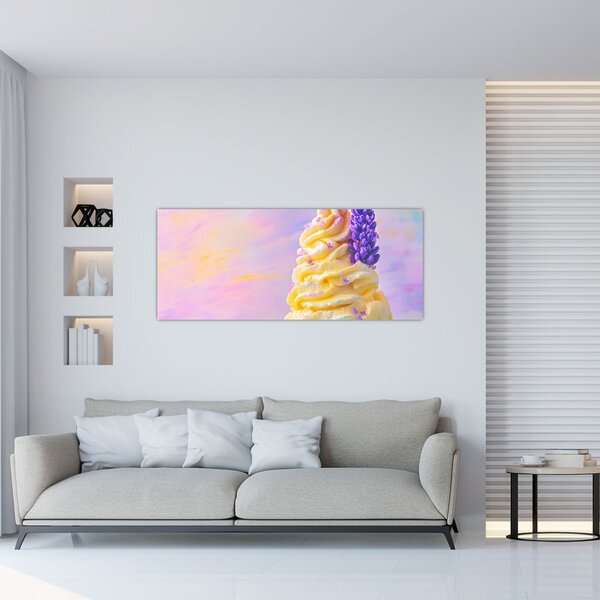 Slika - Sladoled s lavandom (120x50 cm)