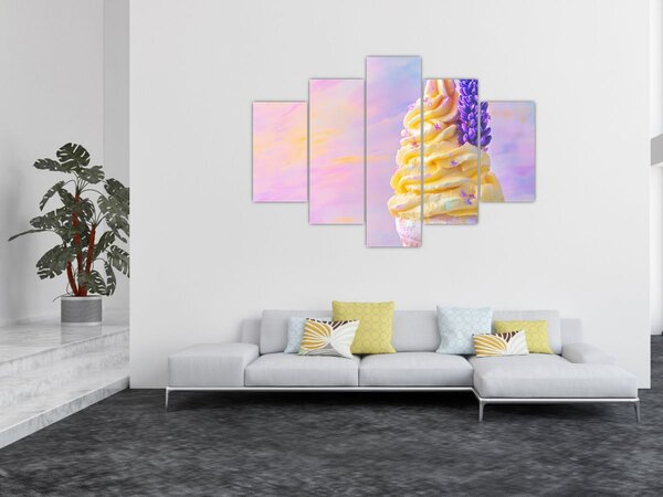 Slika - Sladoled s lavandom (150x105 cm)