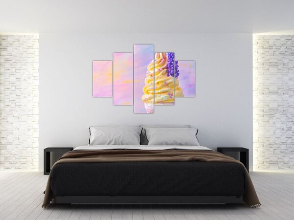 Slika - Sladoled s lavandom (150x105 cm)