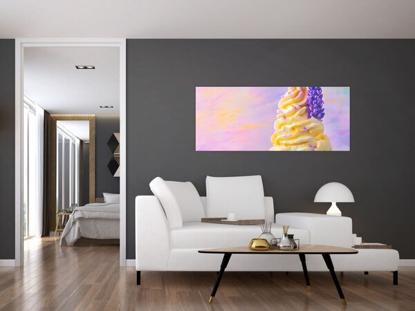 Slika - Sladoled s lavandom (120x50 cm)
