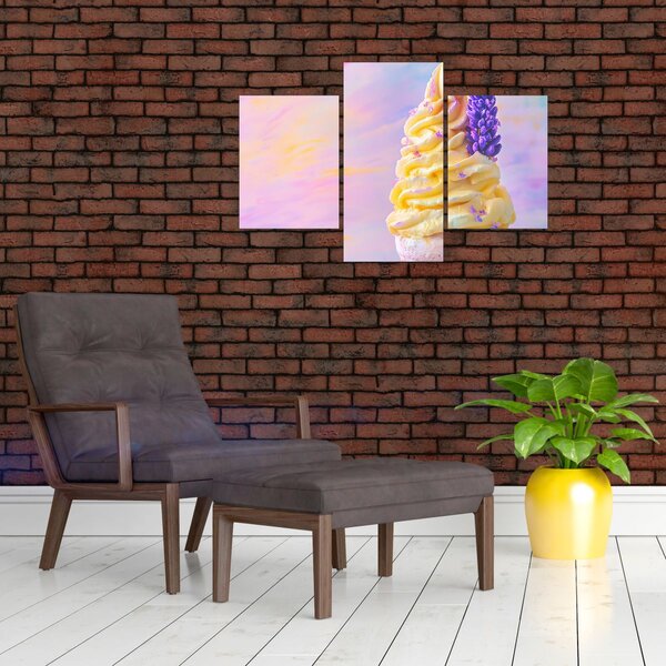 Slika - Sladoled s lavandom (90x60 cm)