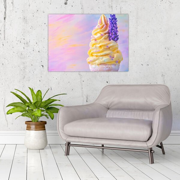 Slika - Sladoled s lavandom (70x50 cm)