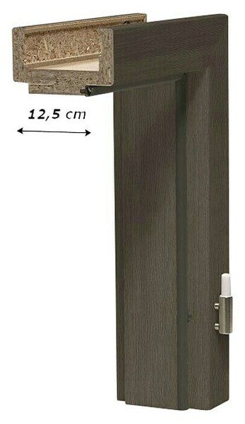 GetaDoor Aperto Dovratnik Cappuccino GA44 (650 x 2.000 mm, Debljina stijenke: 12,5 cm, Smjer otvaranja: Desno, Smeđe boje)