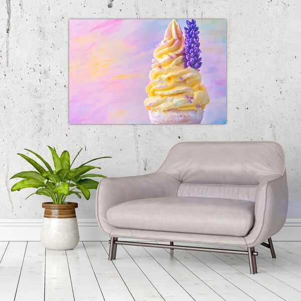 Slika - Sladoled s lavandom (90x60 cm)