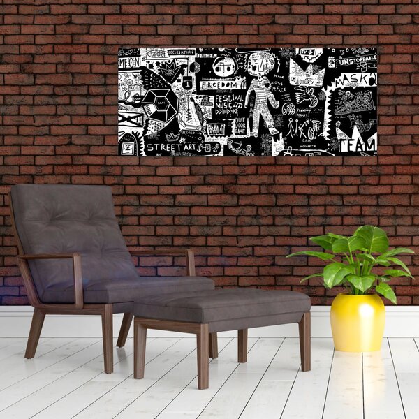 Slika - Grafiti (120x50 cm)