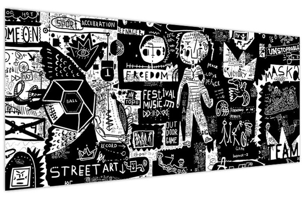 Slika - Grafiti (120x50 cm)