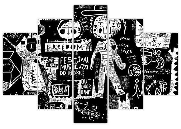 Slika - Grafiti (150x105 cm)