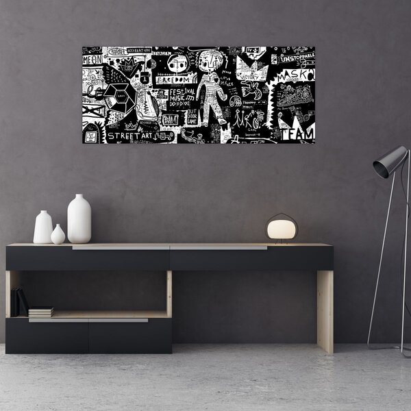 Slika - Grafiti (120x50 cm)