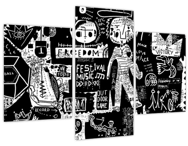Slika - Grafiti (90x60 cm)