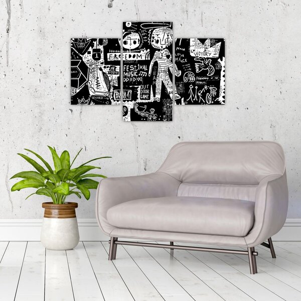 Slika - Grafiti (90x60 cm)