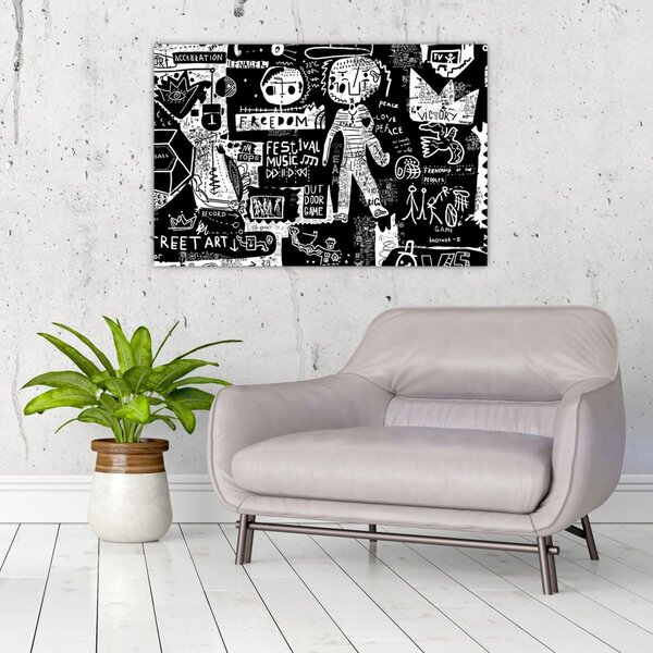 Slika - Grafiti (90x60 cm)