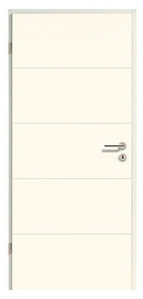 Sobna vrata GetaDoor Aperto Straight Line GA24 (850 x 2.000 mm, Bijele boje, Središnji položaj: Saće, DIN lijevo)