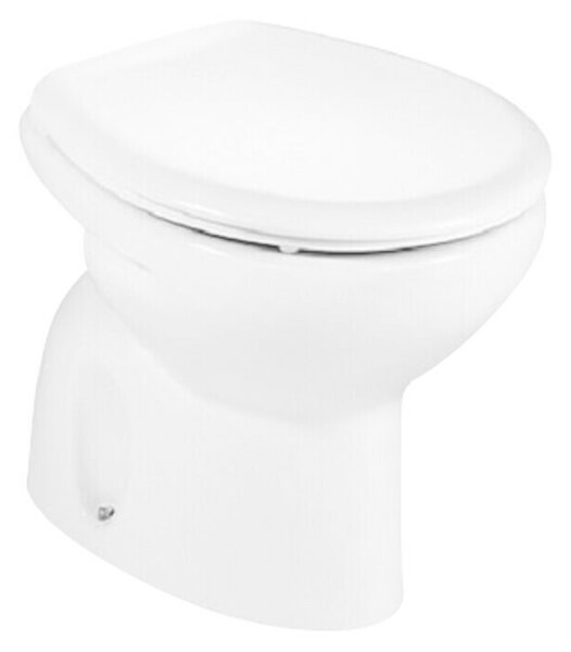 Roca Stajaća WC školjka Victoria (S rubom za pranje, WC odvod: Okomito, Bijele boje)