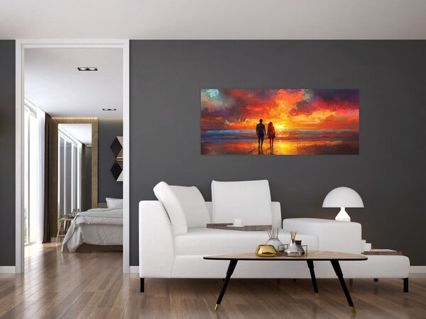 Slika - Šetnja plažom (120x50 cm)