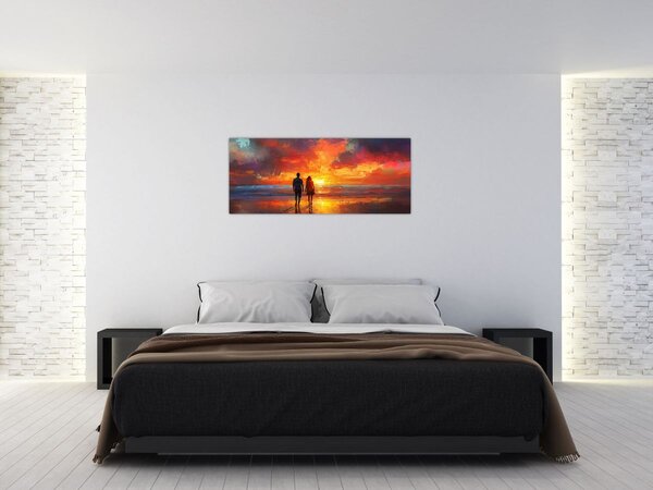 Slika - Šetnja plažom (120x50 cm)