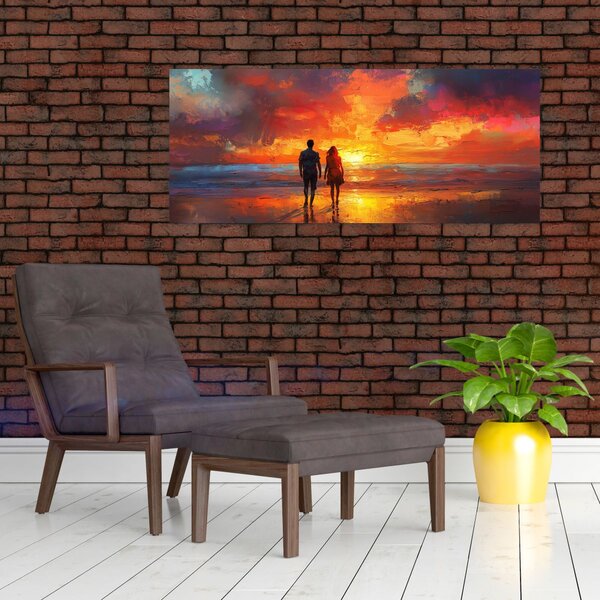Slika - Šetnja plažom (120x50 cm)