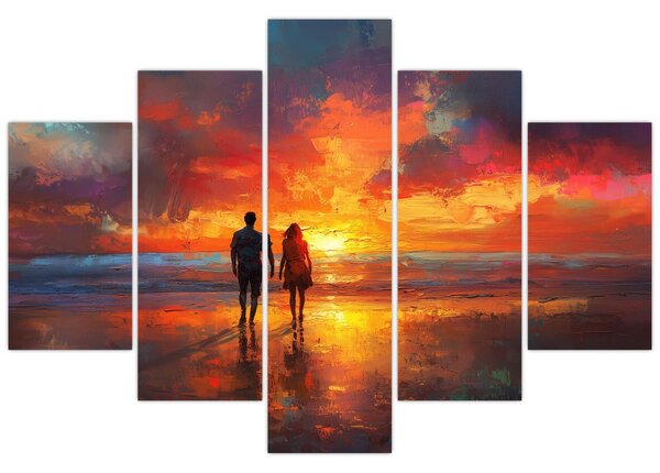 Slika - Šetnja plažom (150x105 cm)