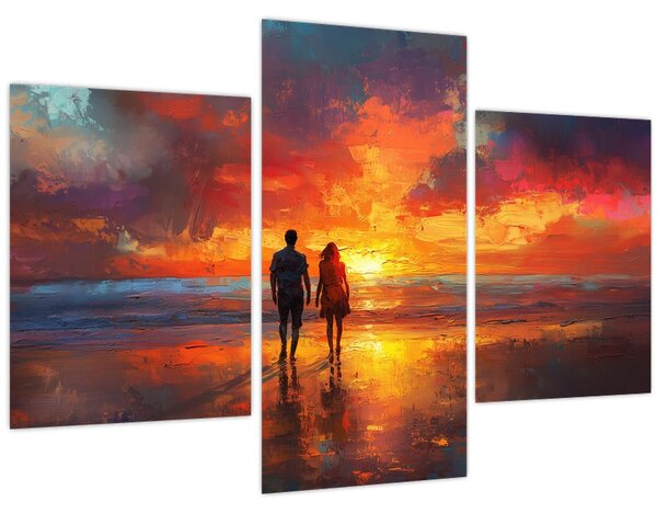Slika - Šetnja plažom (90x60 cm)
