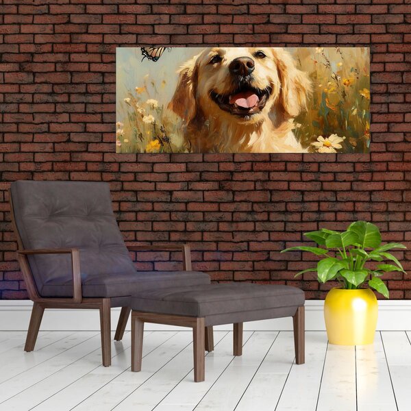 Slika - Sretan psić (120x50 cm)