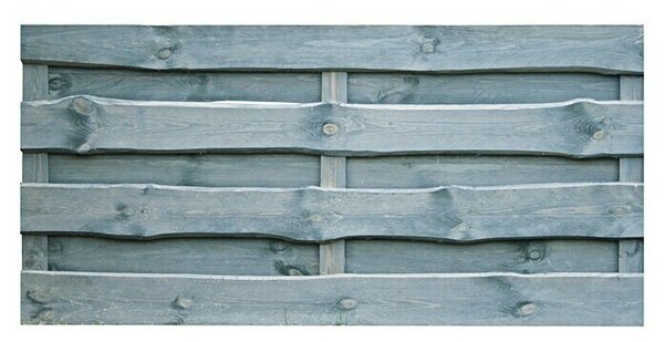 Vrtna drvena ograda (Dimenzije Š x V: 179 x 89 cm , Sive boje)