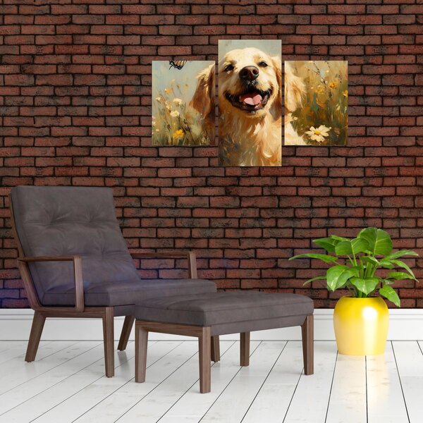 Slika - Sretan psić (90x60 cm)
