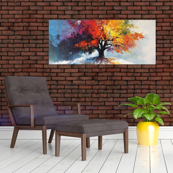 Slika - Šareno drvo (120x50 cm)