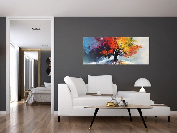 Slika - Šareno drvo (120x50 cm)