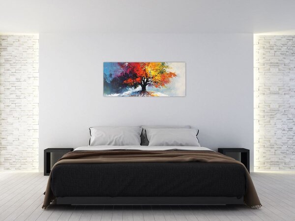 Slika - Šareno drvo (120x50 cm)