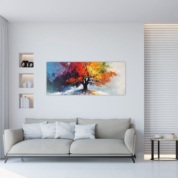 Slika - Šareno drvo (120x50 cm)