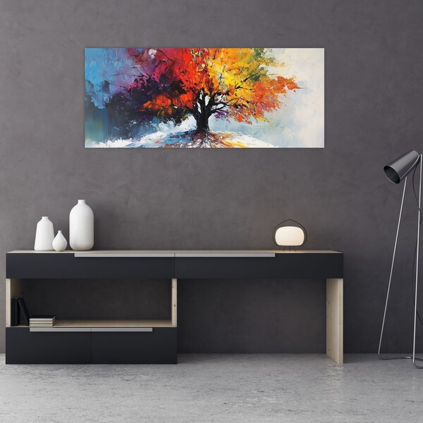 Slika - Šareno drvo (120x50 cm)