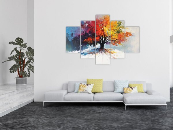 Slika - Šareno drvo (150x105 cm)