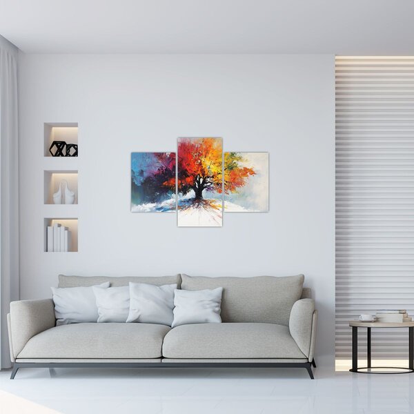Slika - Šareno drvo (90x60 cm)
