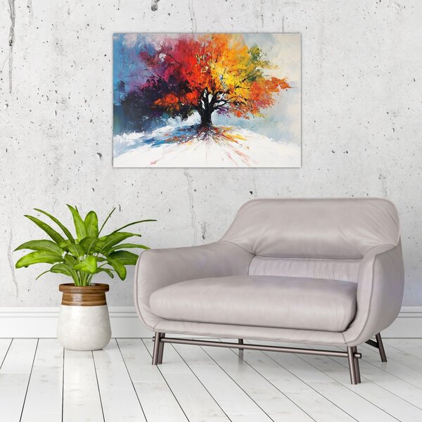 Slika - Šareno drvo (70x50 cm)