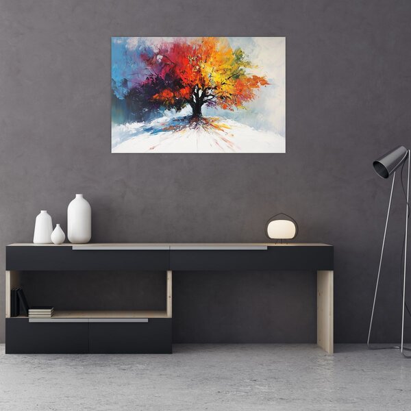 Slika - Šareno drvo (90x60 cm)