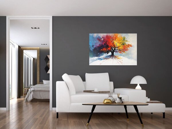 Slika - Šareno drvo (90x60 cm)
