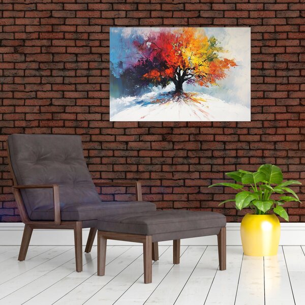 Slika - Šareno drvo (90x60 cm)