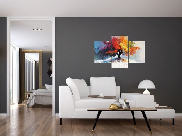 Slika - Šareno drvo (90x60 cm)